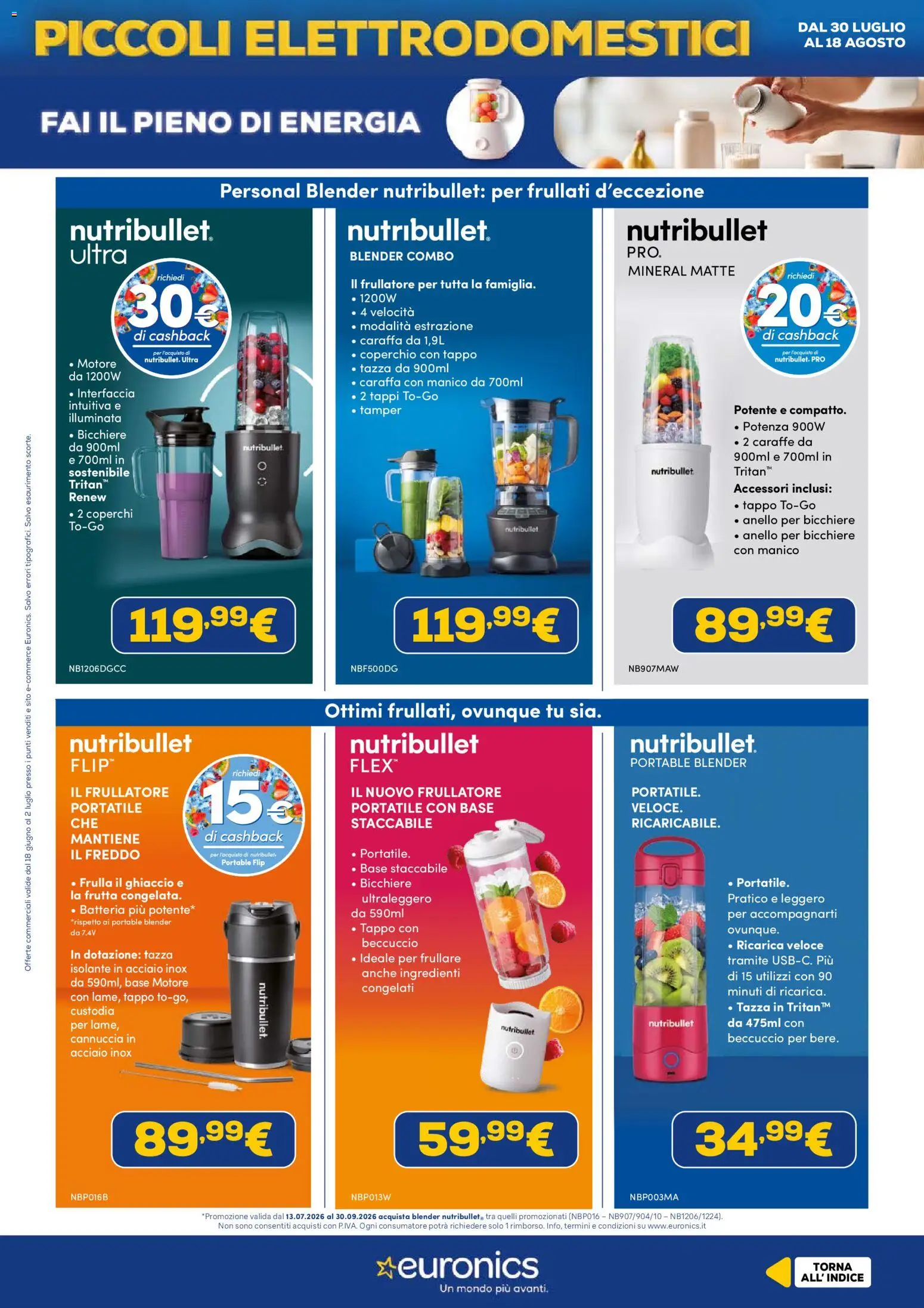 Volantino Euronics del 30/07/2026 | Pagina: 15