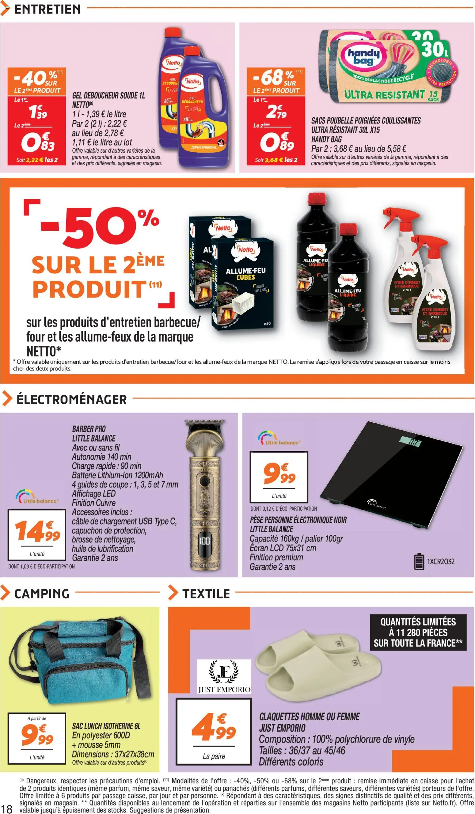 {H1} | Page: 18 | Produits: Câble, USB, Barbecue, Mousse