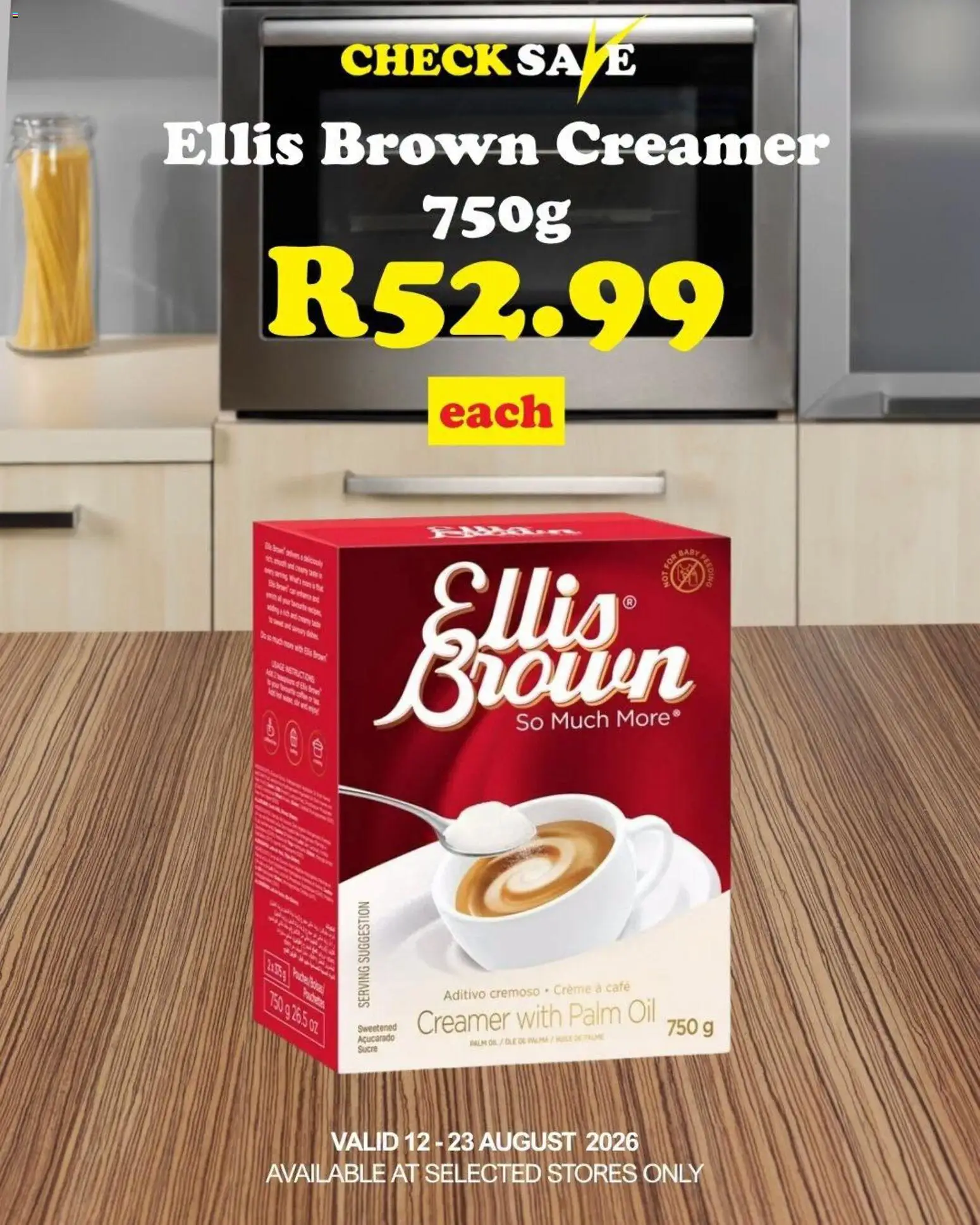 New Check Save catalogue – valid from 12/08/2026 | Page: 7 | Products: Creamer, Oil