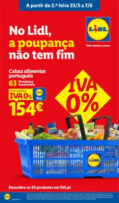 Pré-visualização Lidl Folheto Especial Iva 0% válido de 25.05.2026
