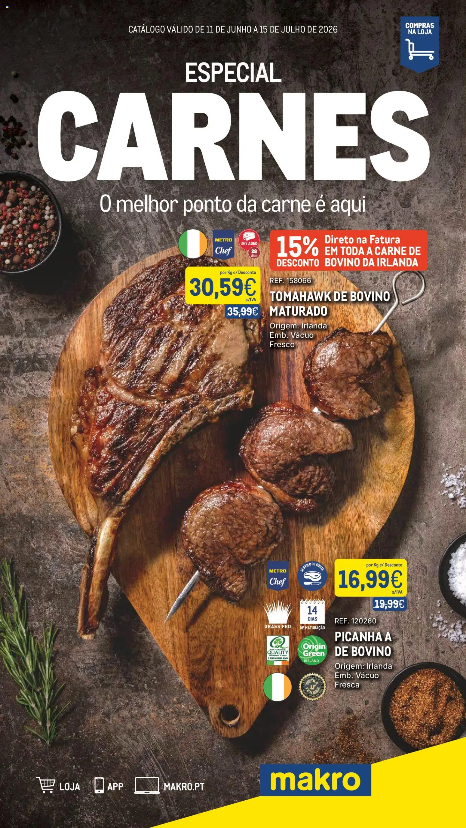 Makro Especial Carnes │ válido de 11.06.2026 | Página: 1 | Produtos: Carne