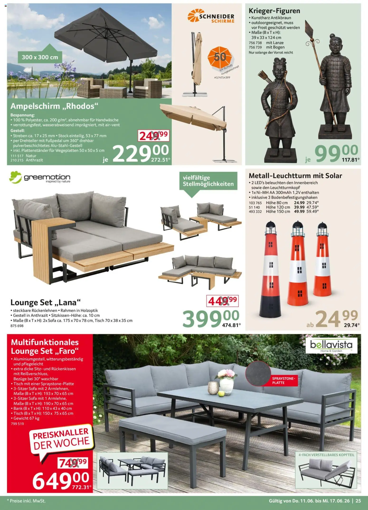 Selgros Non Food – gültig ab 11.06.2026 | Seite: 25 | Produkte: Gewicht, Sofa, Tisch