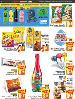 COOP Jednota leták platný od 03.09.2026 | Strana: 24 | Produkty: Sušienky, Apple, Cukríky, Šťava