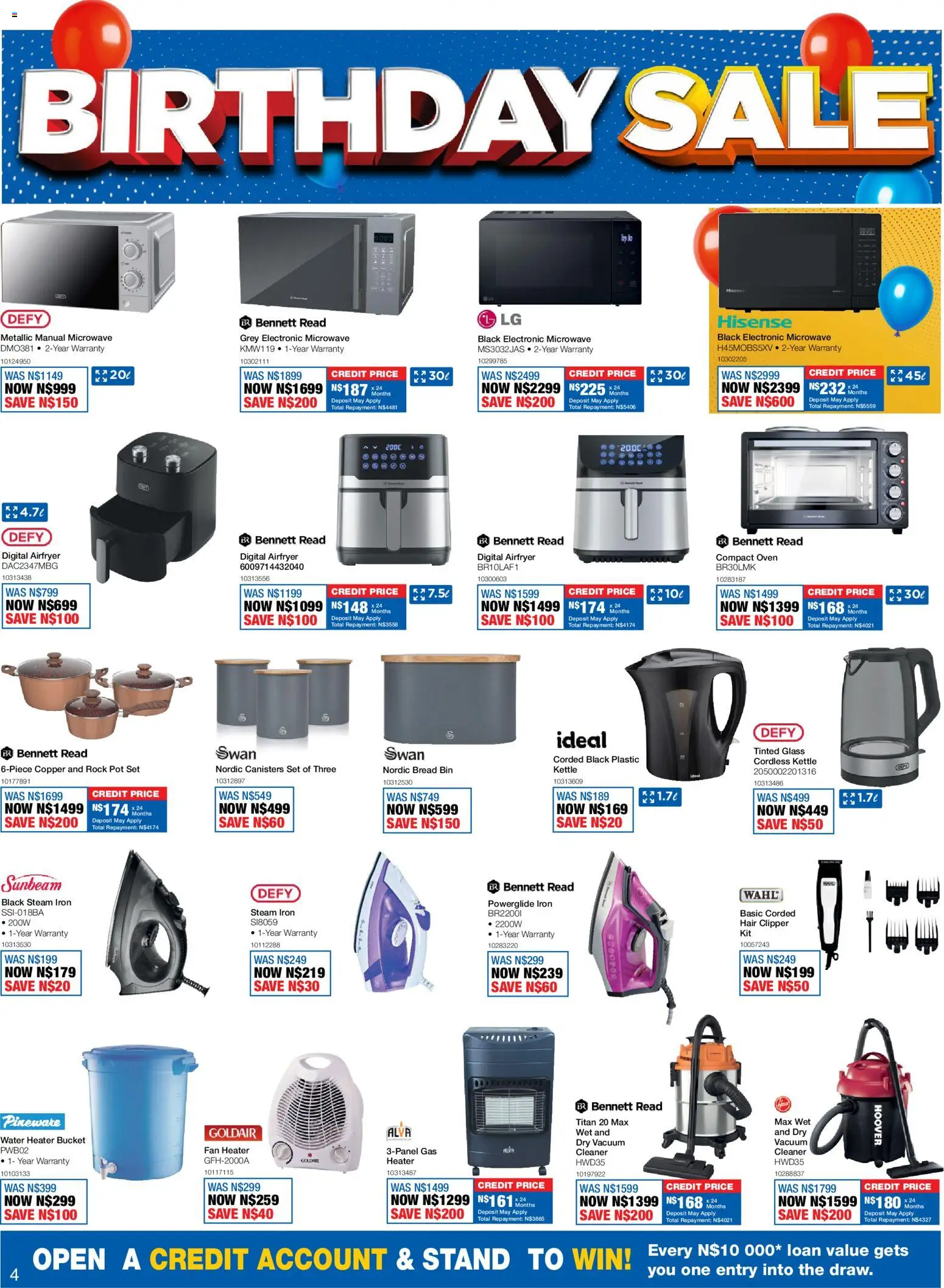 New OK Furniture catalogue – valid from 15.06.2026 | Page: 4 | Products: Oven, Microwave, Hair clipper, Bread
