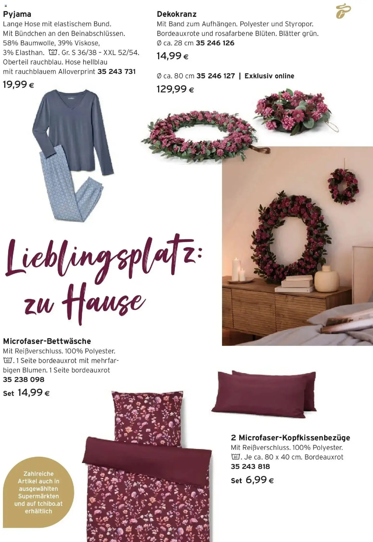 Tchibo Eduscho - Tchibo Magazin von 01.10.2026 - Aktuelle Angebote | Seite: 3 | Produkte: Hose, Pyjama