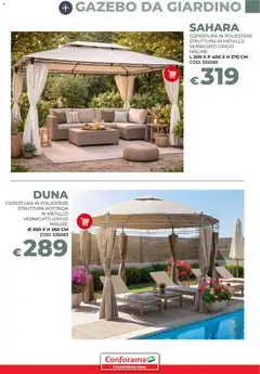 Anteprima del volantino Conforama volantino Giardino valido a partire dal 19/03/2026 | Pagina: 13 | Prodotti: Gazebo