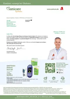 Diabetes Flyer Herbst 2026 ab 23.09.2026 gültig