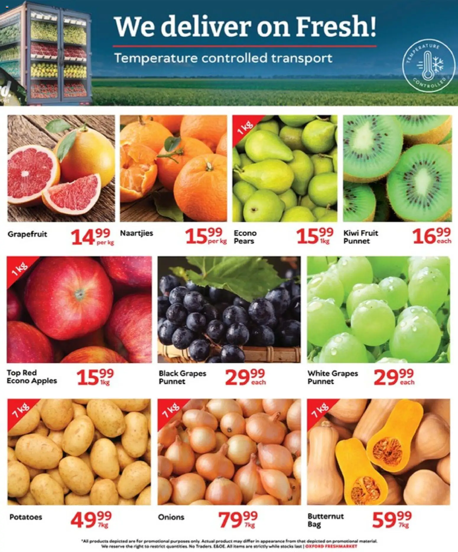 New Oxford Freshmarket catalogue – valid from 15.04.2026 | Page: 6 | Products: Pears, Apples, Grapefruit, Fruit