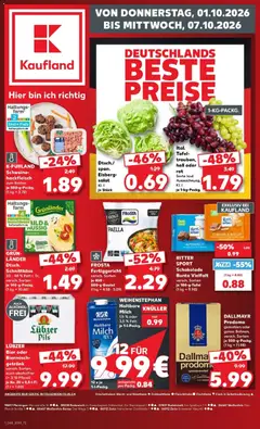 Kaufland Prospekt Weißenfels ab 01.10.2026 gültig