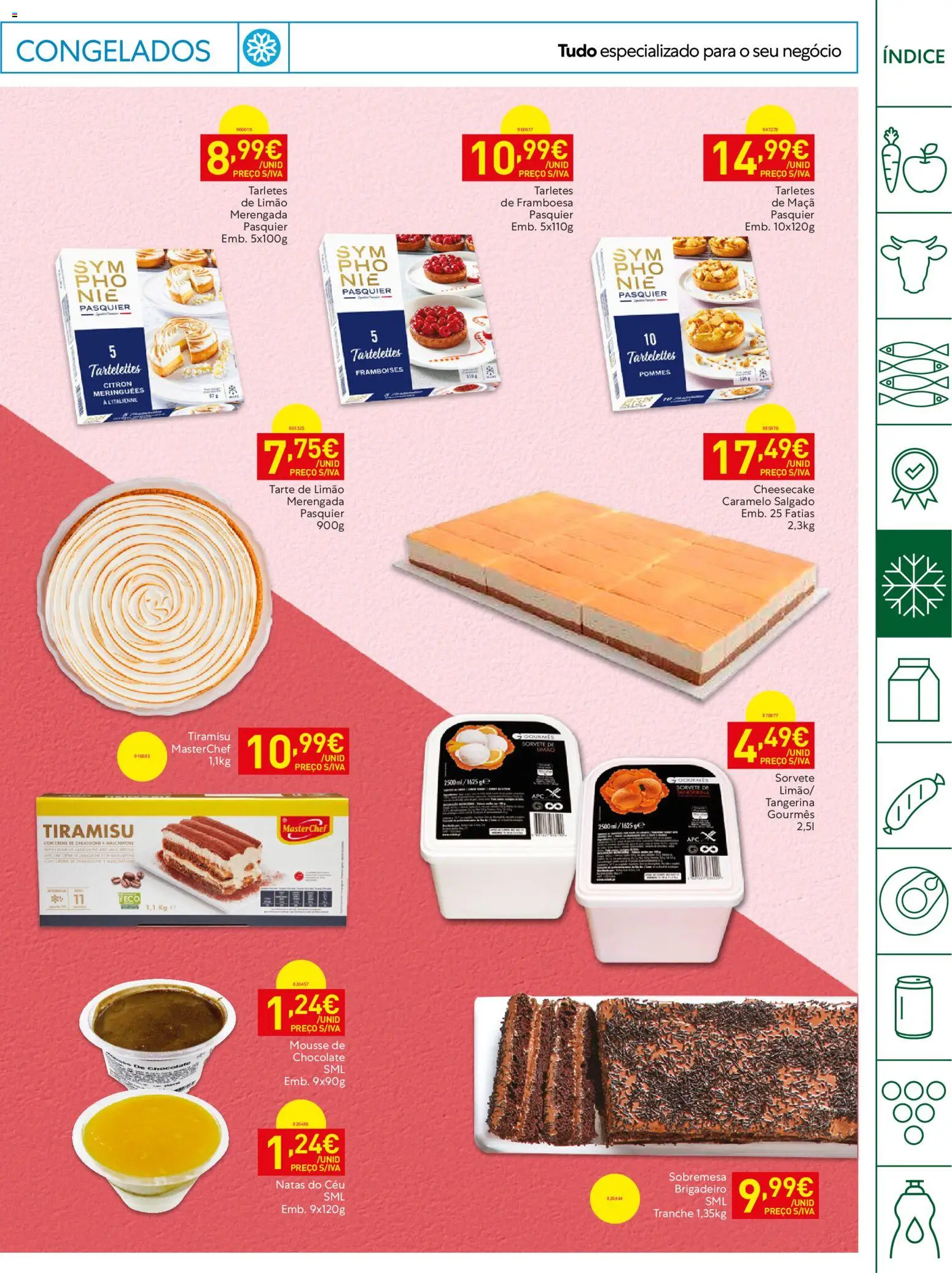 Recheio Horeca Madeira │ válido de 11/08/2026 | Página: 11 | Produtos: Mousse de chocolate, Maça, Chocolate, Natas