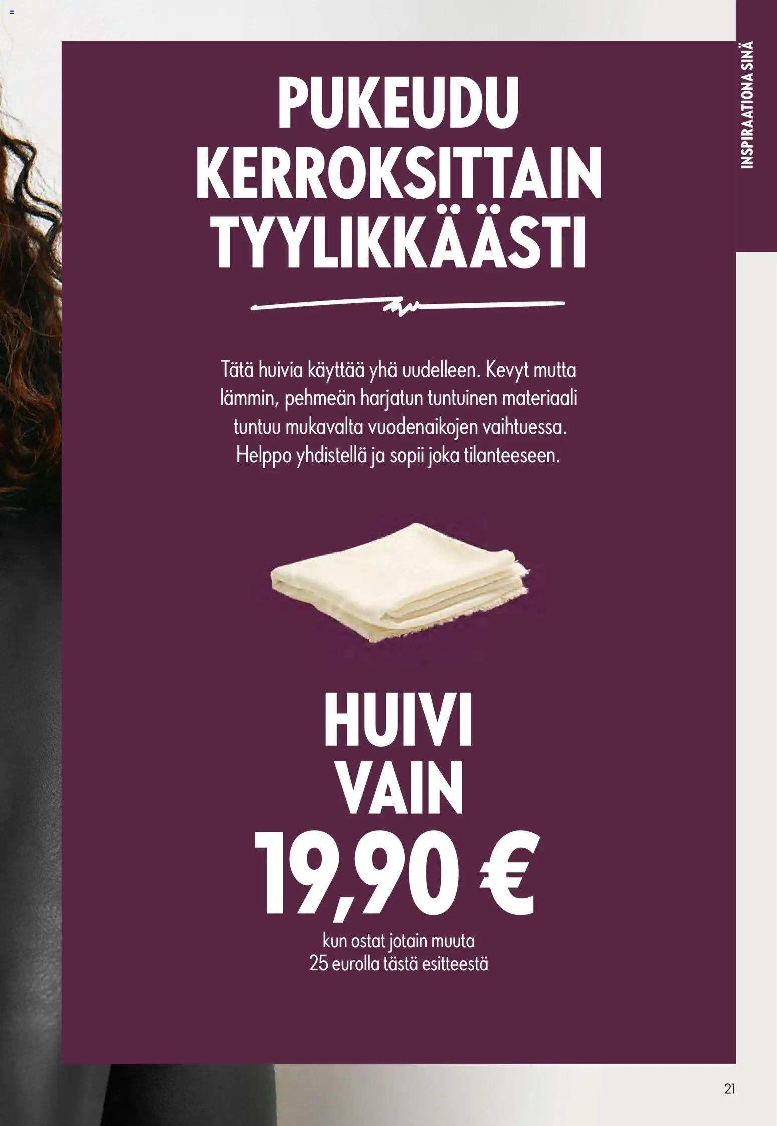 Oriflame tarjoukset – voimassa 16/09/2026 alkaen | Sivu: 21 | Tuotteet: Huivi