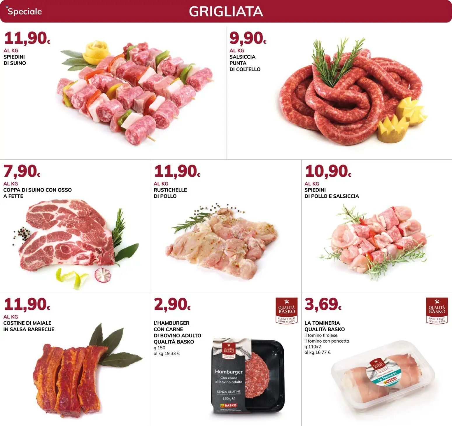 Volantino Basko del 04/08/2026 | Pagina: 2 | Prodotti: Salsa, Barbecue, Salsiccia, Hamburger