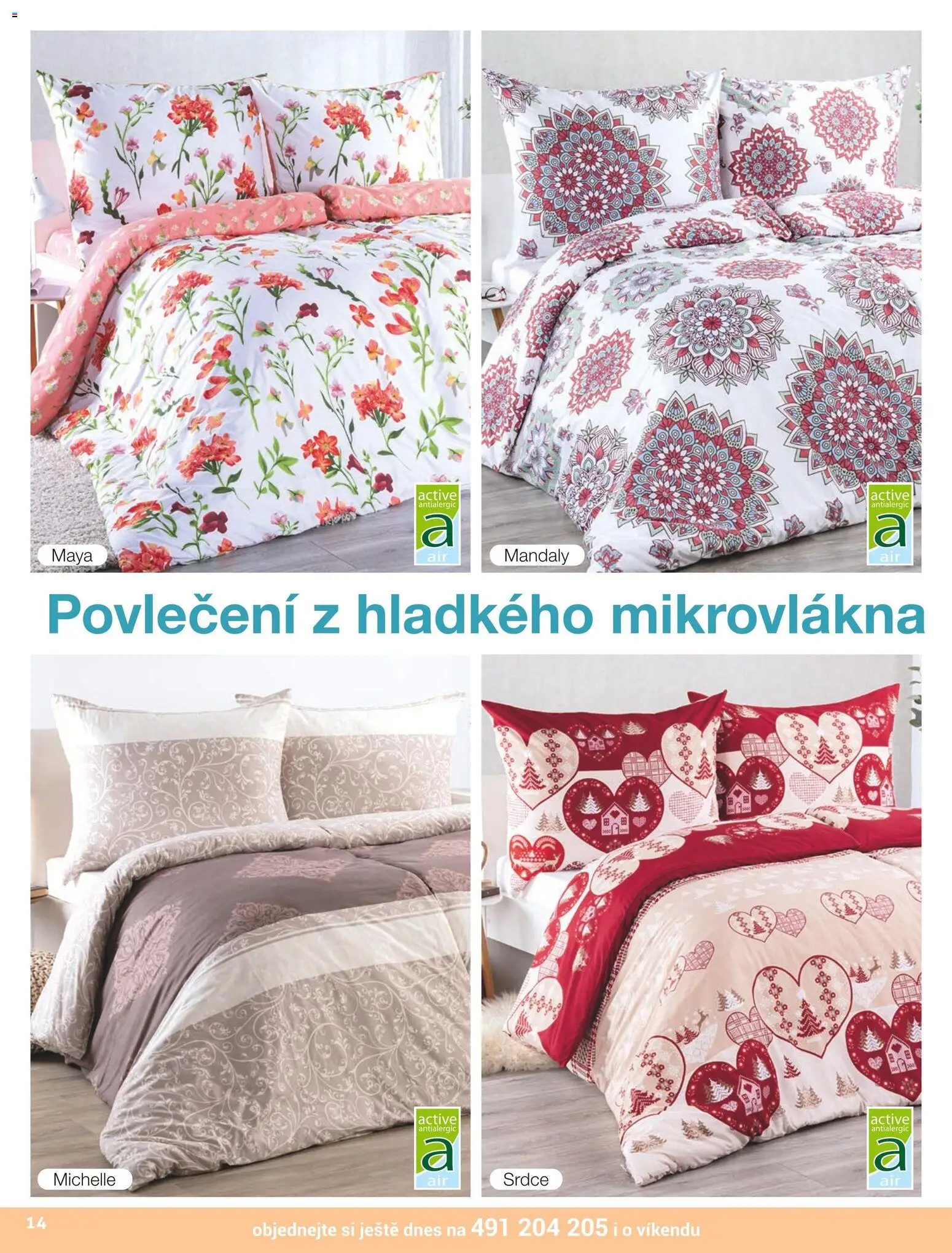 Decodoma katalog Podzim 2026 od 01.09.2026 | Strana: 14 | Produkty: Povlečení
