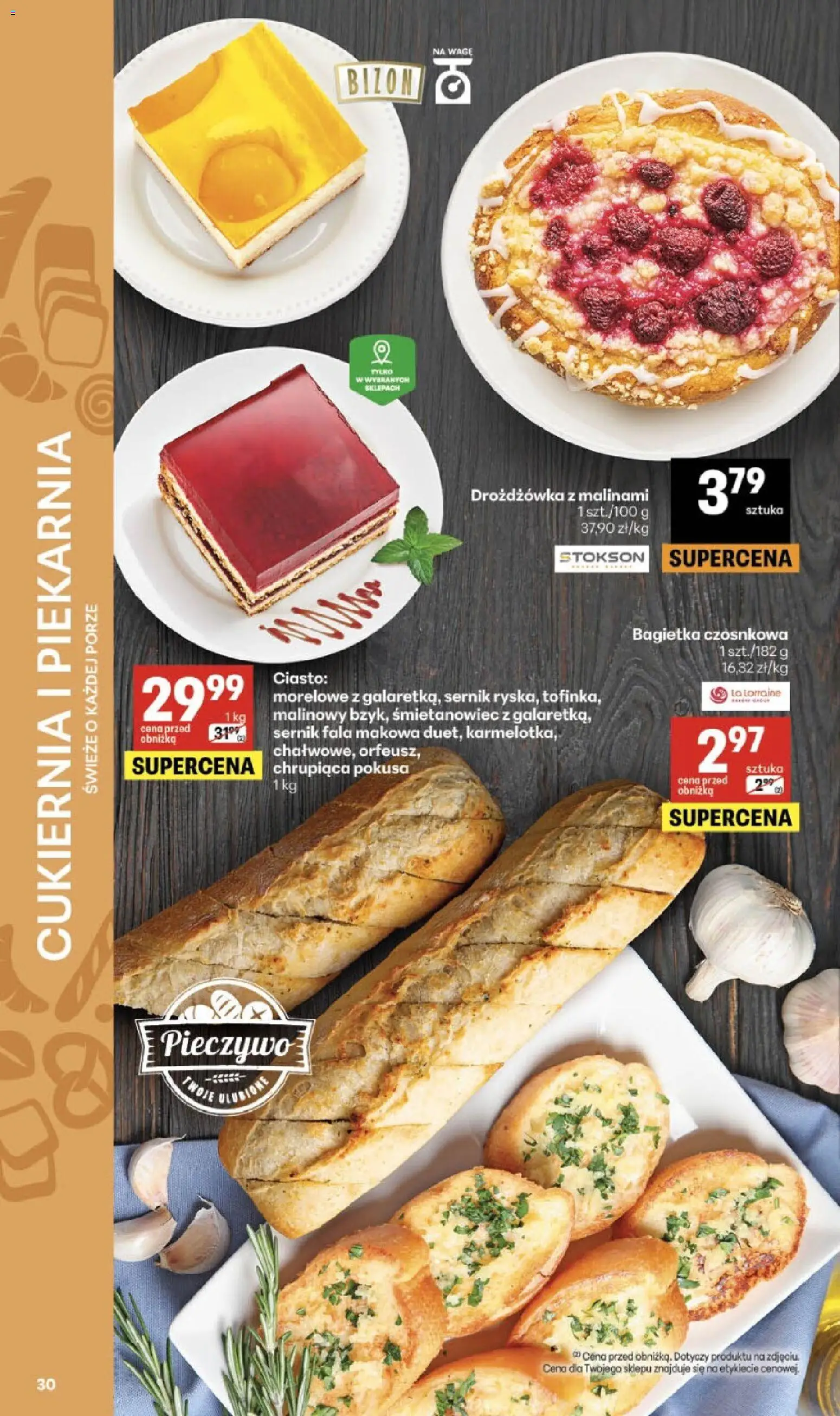 Delikatesy Centrum Black Weeks od 29.10.2026 | Strona: 30 | Produkty: Pieczywo, Piekarnia, Bagietka czosnkowa, Bagietka