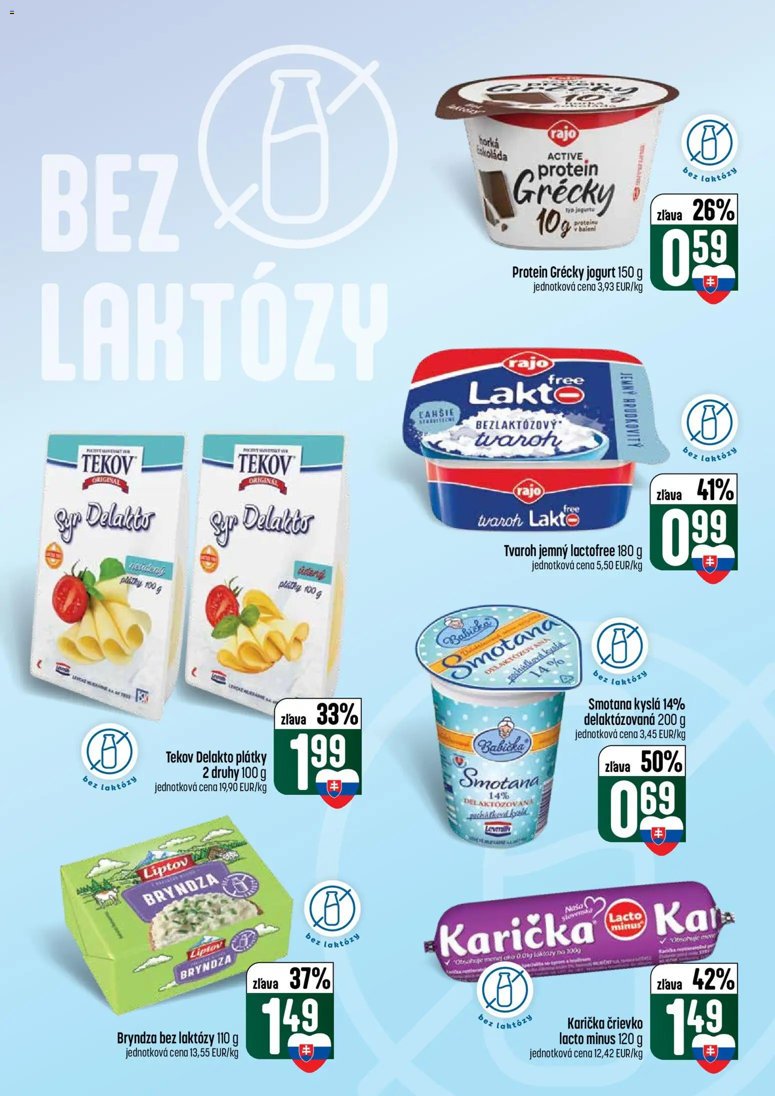 Nové COOP Jednota akcie – leták je platný od 21.05.2026 | Strana: 21 | Produkty: Protein, Bryndza, Čokoláda, Tvaroh