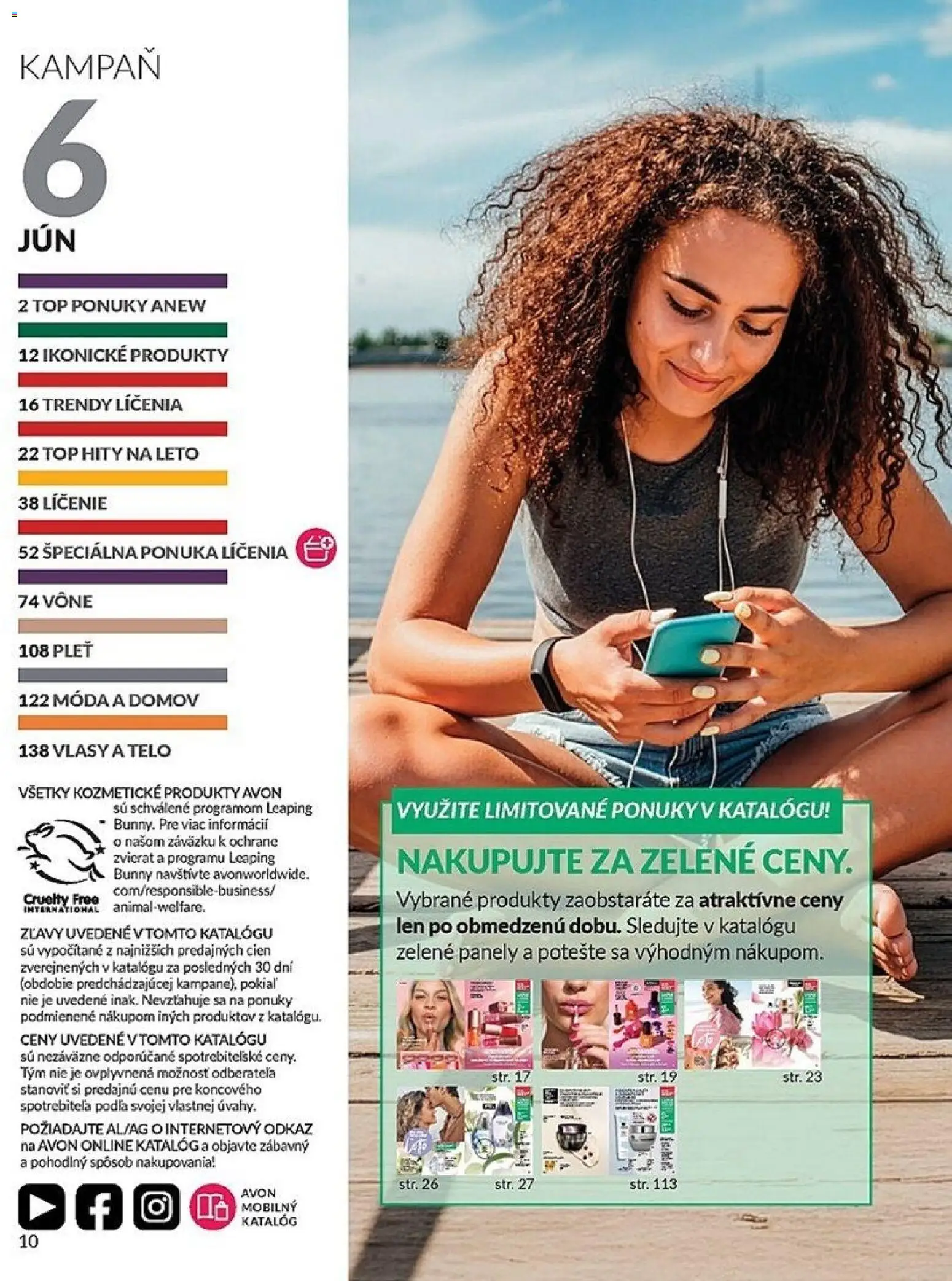 Nové Avon akcie – leták je platný od 01.06.2026 | Strana: 10 | Produkty: Panely