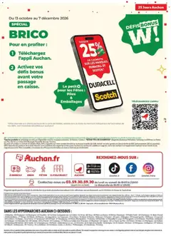 Auchan - Prévisualisation de Auchan catalogue valide à partir de 27/10/2026 | Page: 71 | Produits: Store, Cognac, Nutella, Piles