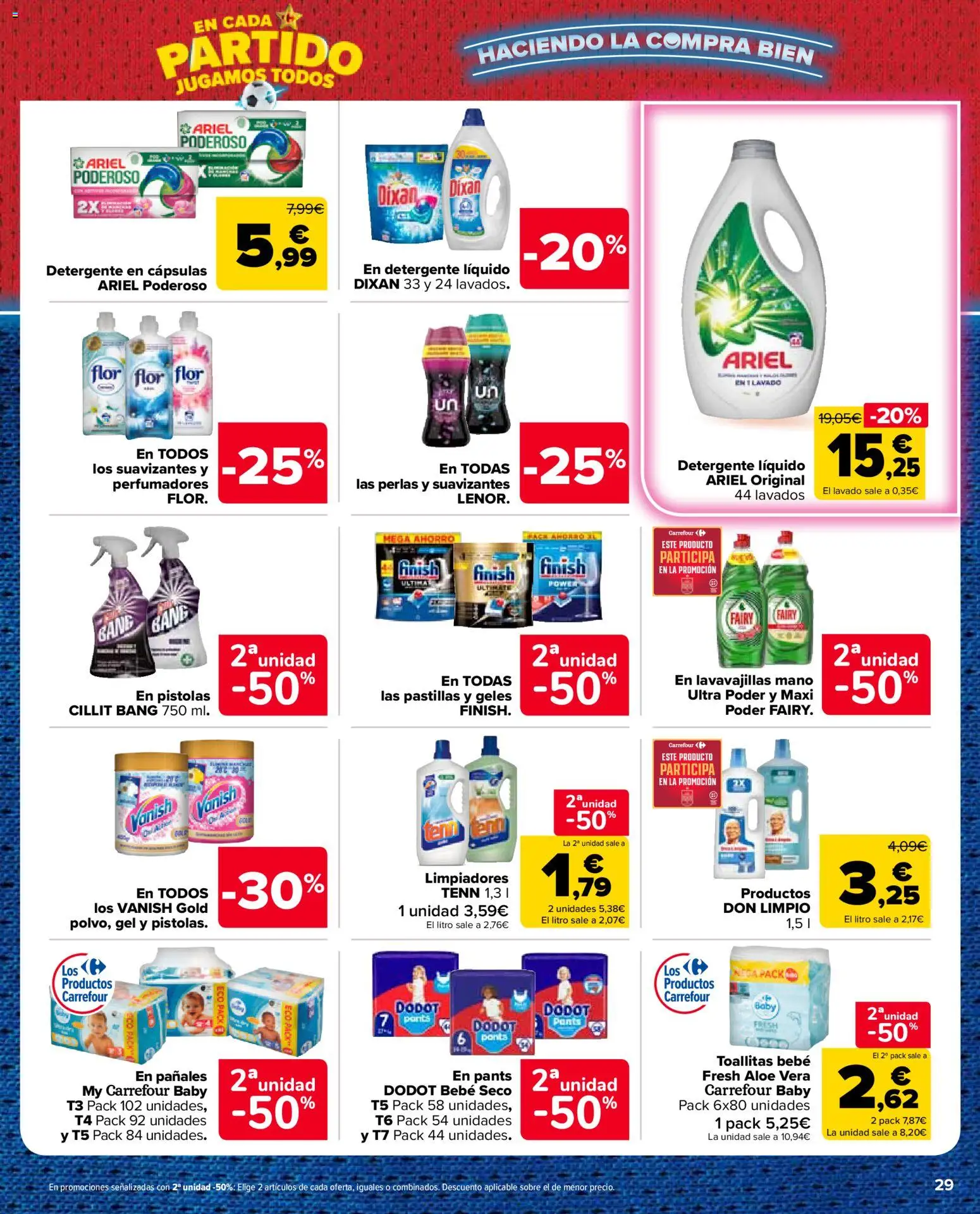 Carrefour Market folleto │ válido desde el 11.06.2026 | Página: 29 | Productos: Detergente, Detergente líquido, Lavavajillas