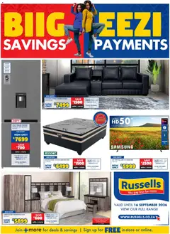 Russells specials catalogue – valid from 20/08/2026