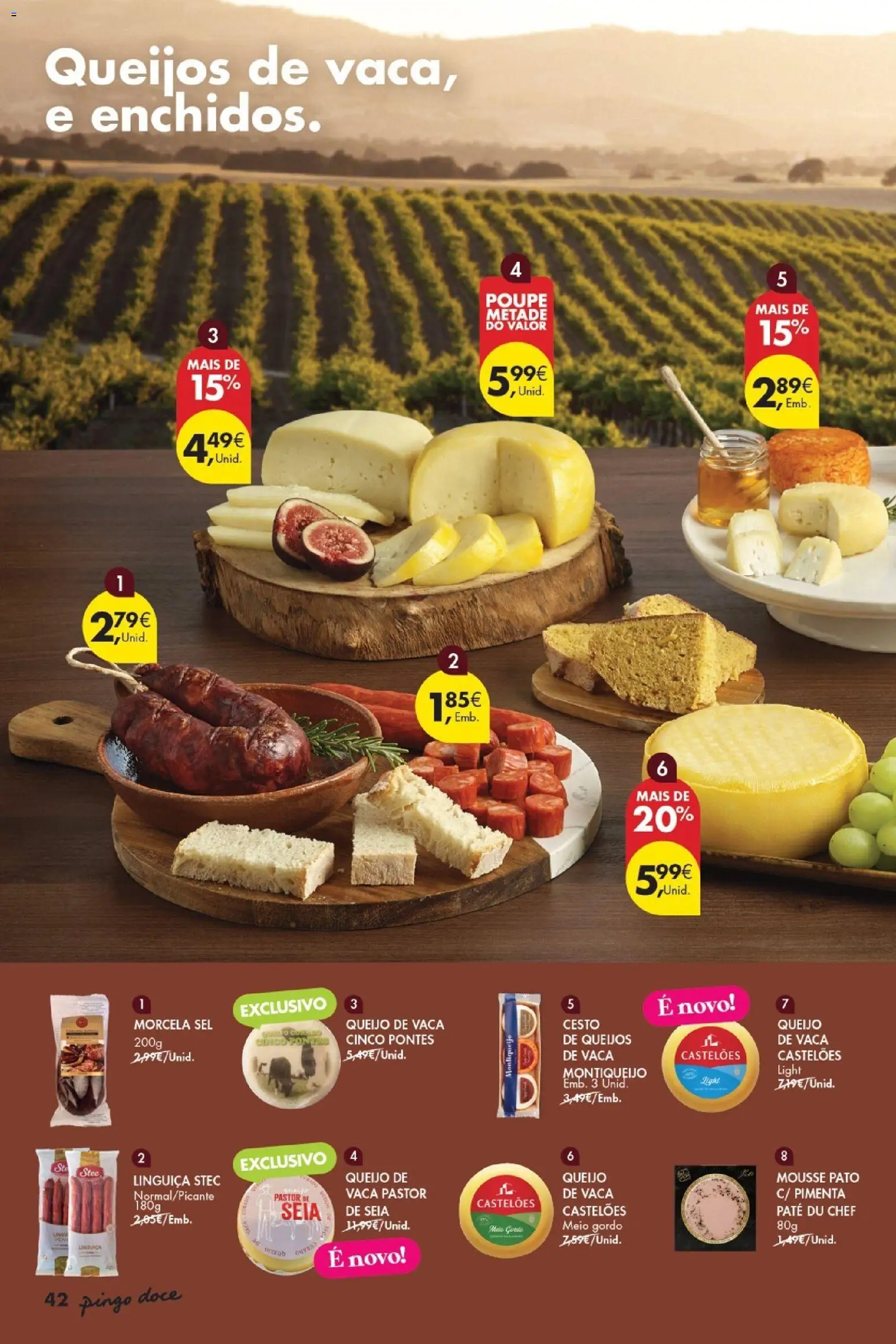 Pingo Doce - Vinhos e Sabores de Portugal Madeira │ válido de 15/09/2026 | Página: 42 | Produtos: Pimenta, Pato, Queijo, Patê