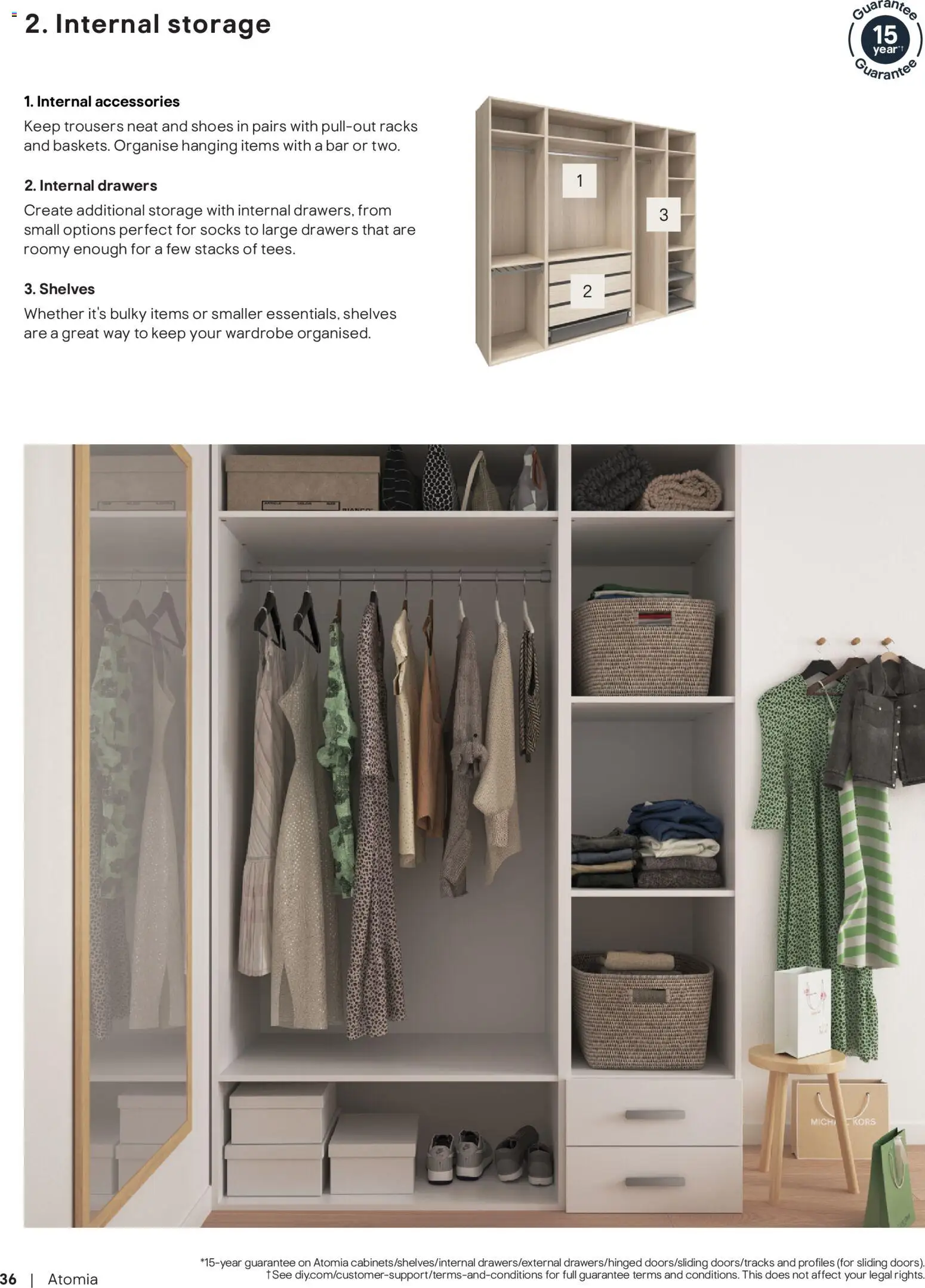 {H1} | Page: 36 | Products: Table, Drawers, Door, Handles
