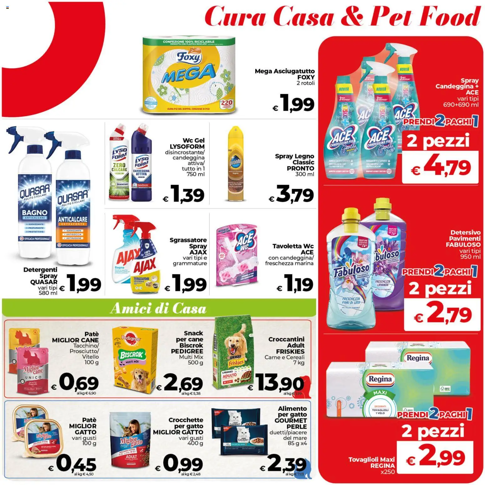 Volantino COOP del 09.06.2026 | Pagina: 23 | Prodotti: Paté, Sgrassatore, Crocchette, Bagno