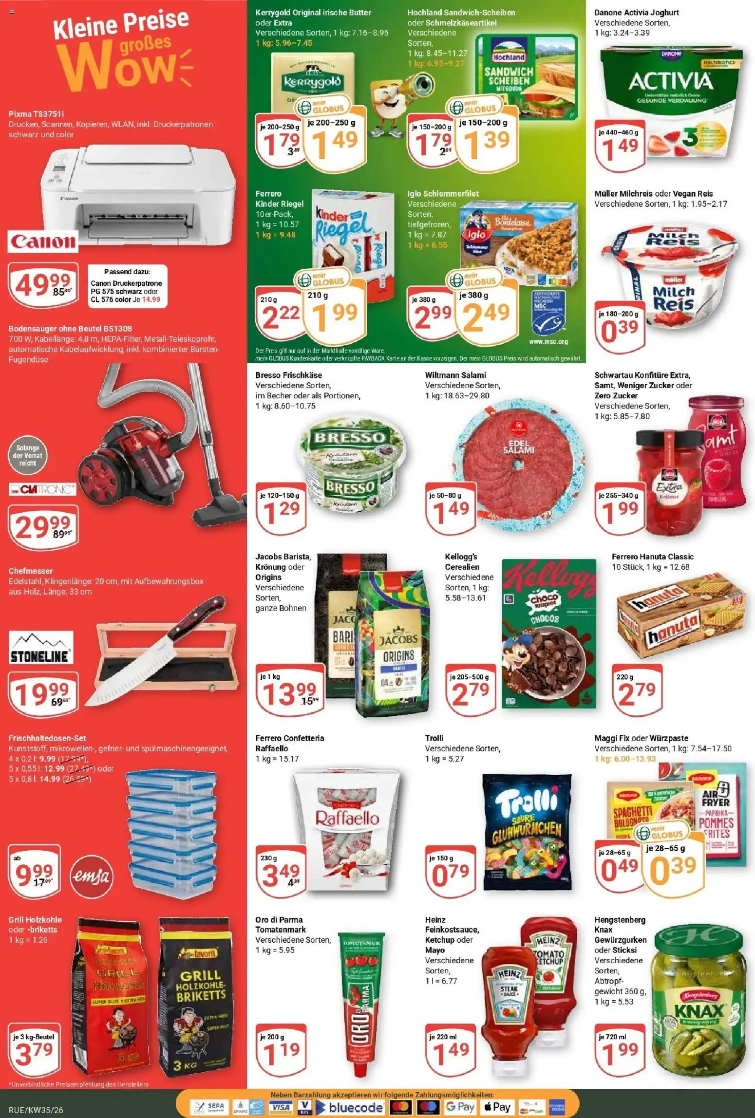 Globus Prospekt Rüsselsheim (ab 24.08.2026) » Angebote online | Seite: 5 | Produkte: Grill, Zucker, Reis, Ketchup