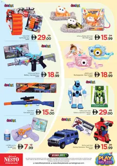 Preview of Nesto catalogue Play & Pay Less valid from 17 Sep, 2026 | Page: 6 | Products: Camera, Battery, Toys
