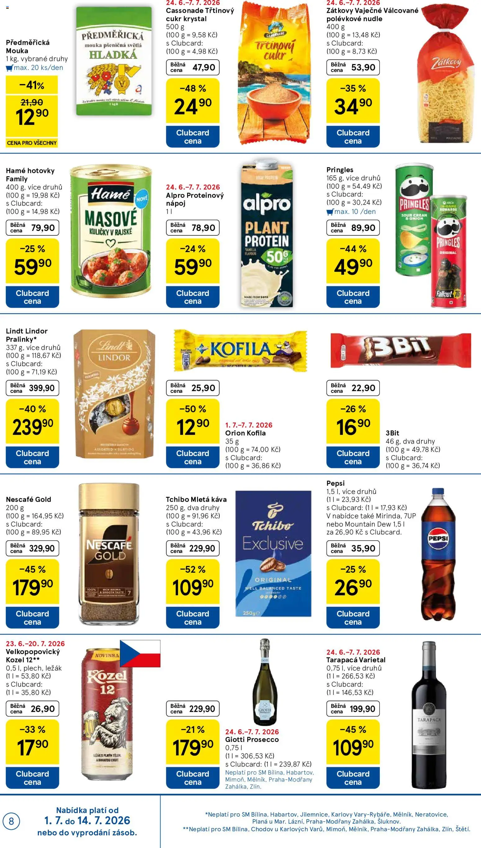 Tesco leták - Supermarket od 01.07.2026 | Strana: 8