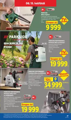 Lidl akciós újság - amely érvényes a következő dátumtól: 11.06.2026 | Oldal: 57