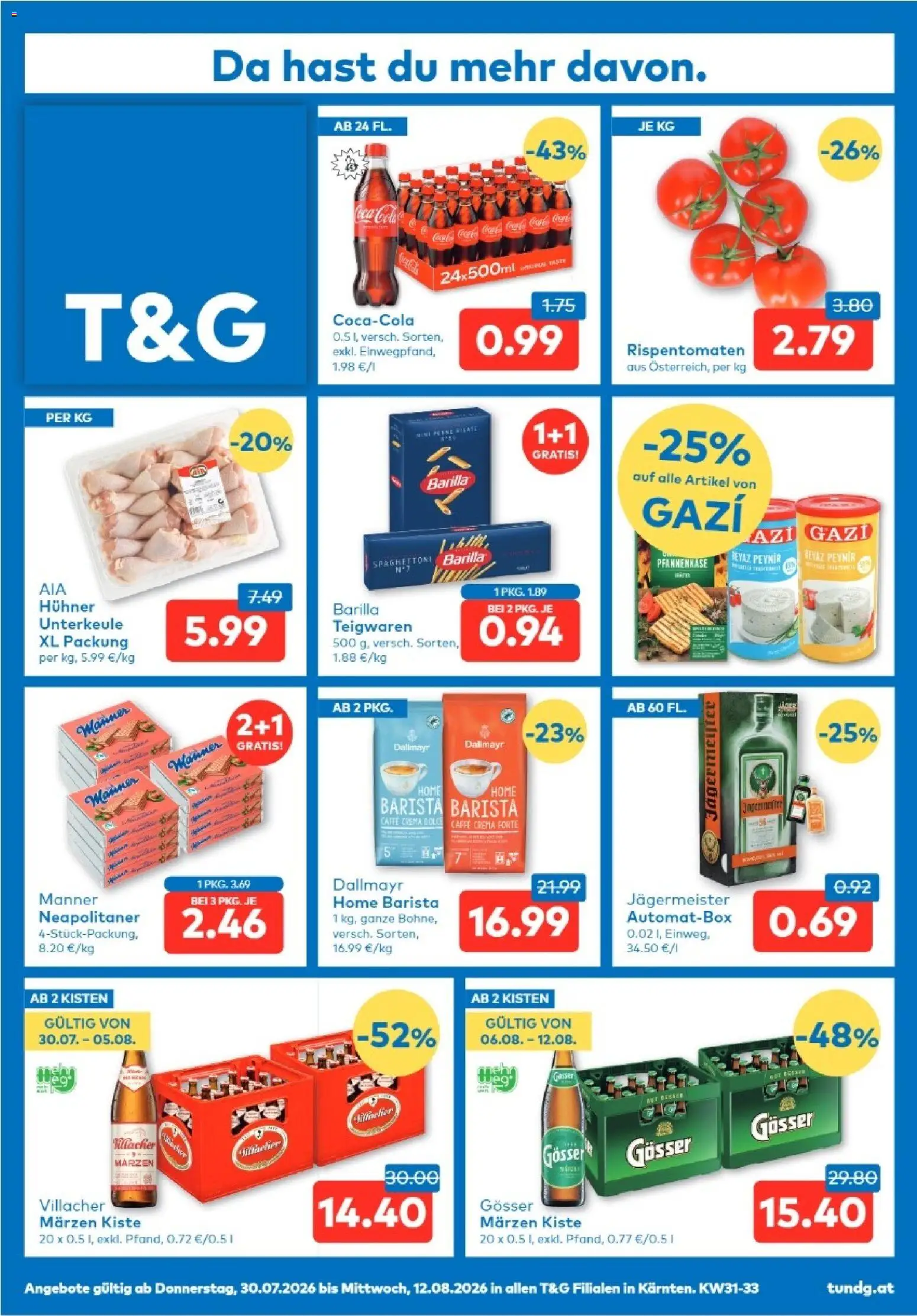 T&G Kärnten gültig ab 30.07.2026 | Seite: 1