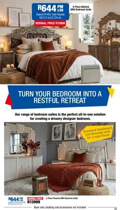 OK Furniture specials catalogue – valid from 23.03.2026 | Page: 17 | Products: Headboard, Table, Dressing