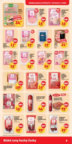 Náhled letáku MASO MORAVSKÉ UZENÉ ŘEZNÍKŮV TALÍŘ, MASO MORAVSKÉ UZENÉ ŘEZNÍKŮV TALÍŘ 1 kg od 29.07.2026 | Strana: 8