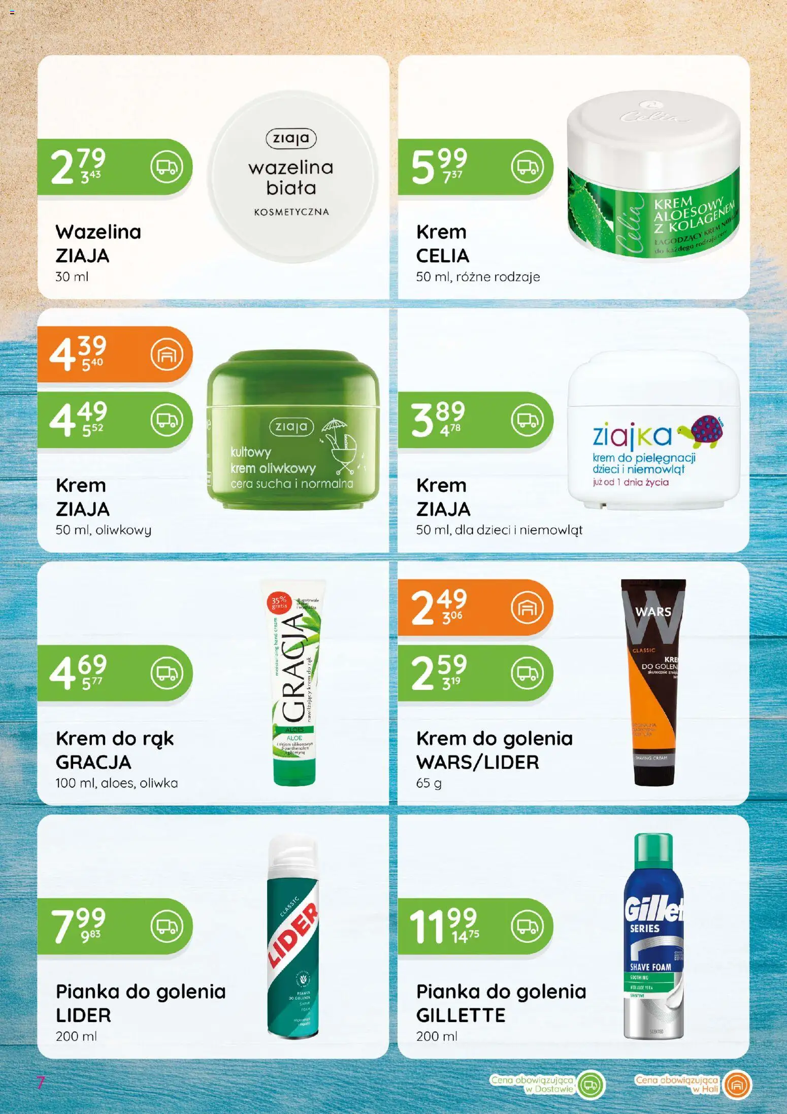 Eurocash gazetka - Katalog Chemiczny od 02.07.2026 | Strona: 7 | Produkty: Gillette, Pianka do golenia, Krem do rąk, Krem