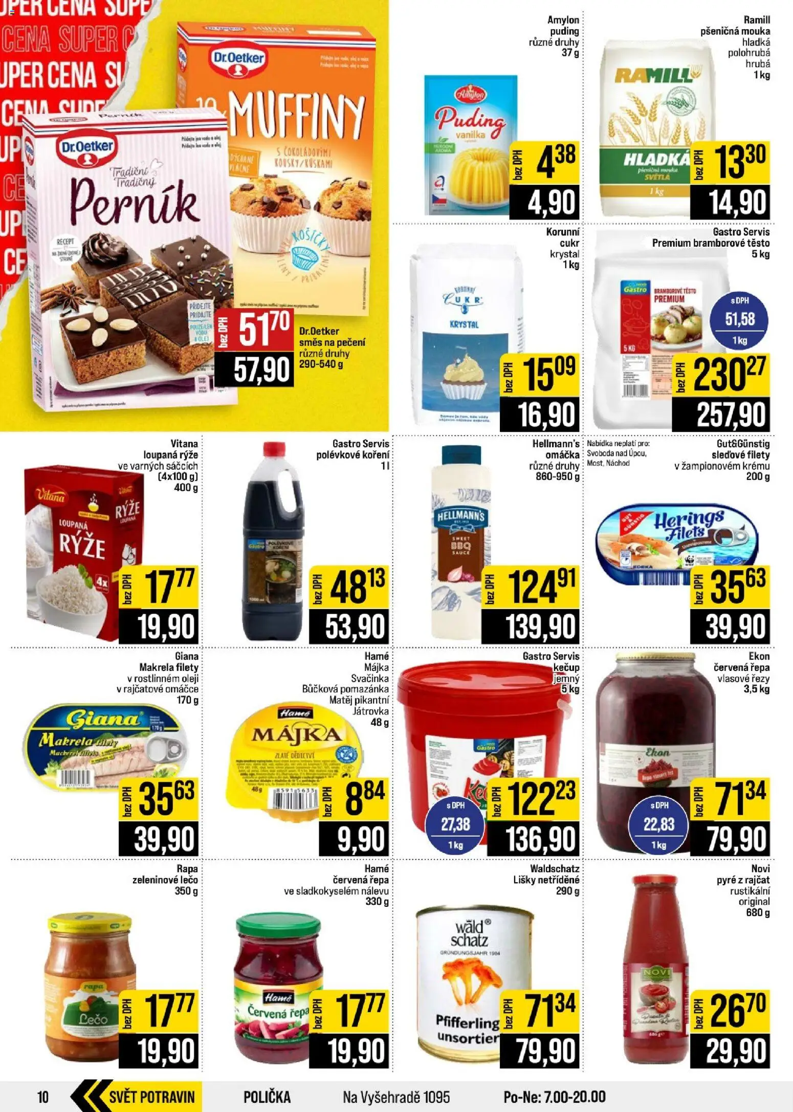 Jip leták - Cash & Carry od 02.09.2026 | Strana: 10 | Produkty: Rýže, Řepa, Koření, Těsto