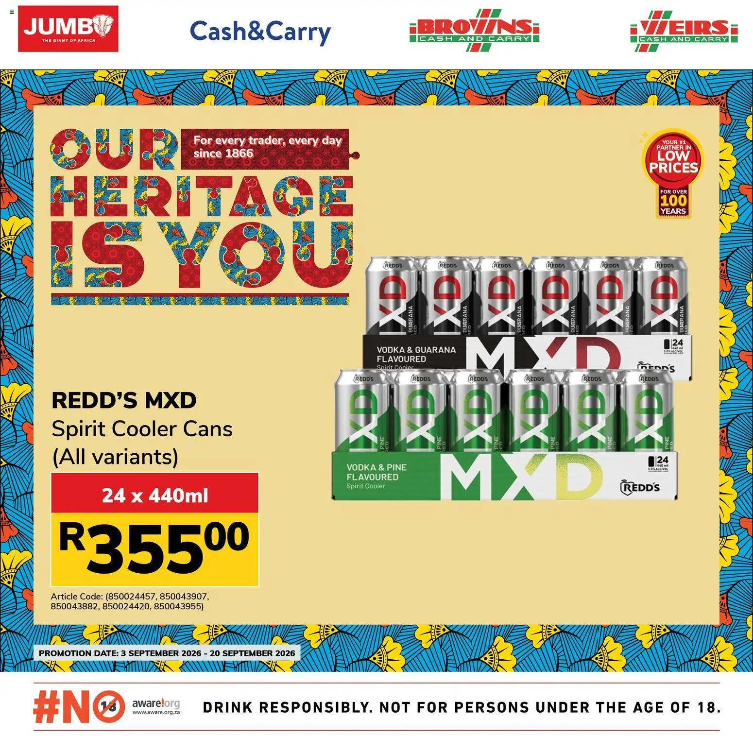 New Jumbo catalogue – valid from 03/09/2026 | Page: 2 | Products: Cooler, Vodka
