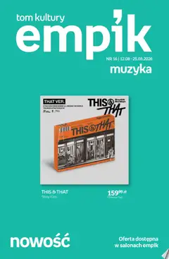 Pogląd oferty "Empik promocje - Tom kultury Muzyka" - ważna od 12.08.2026