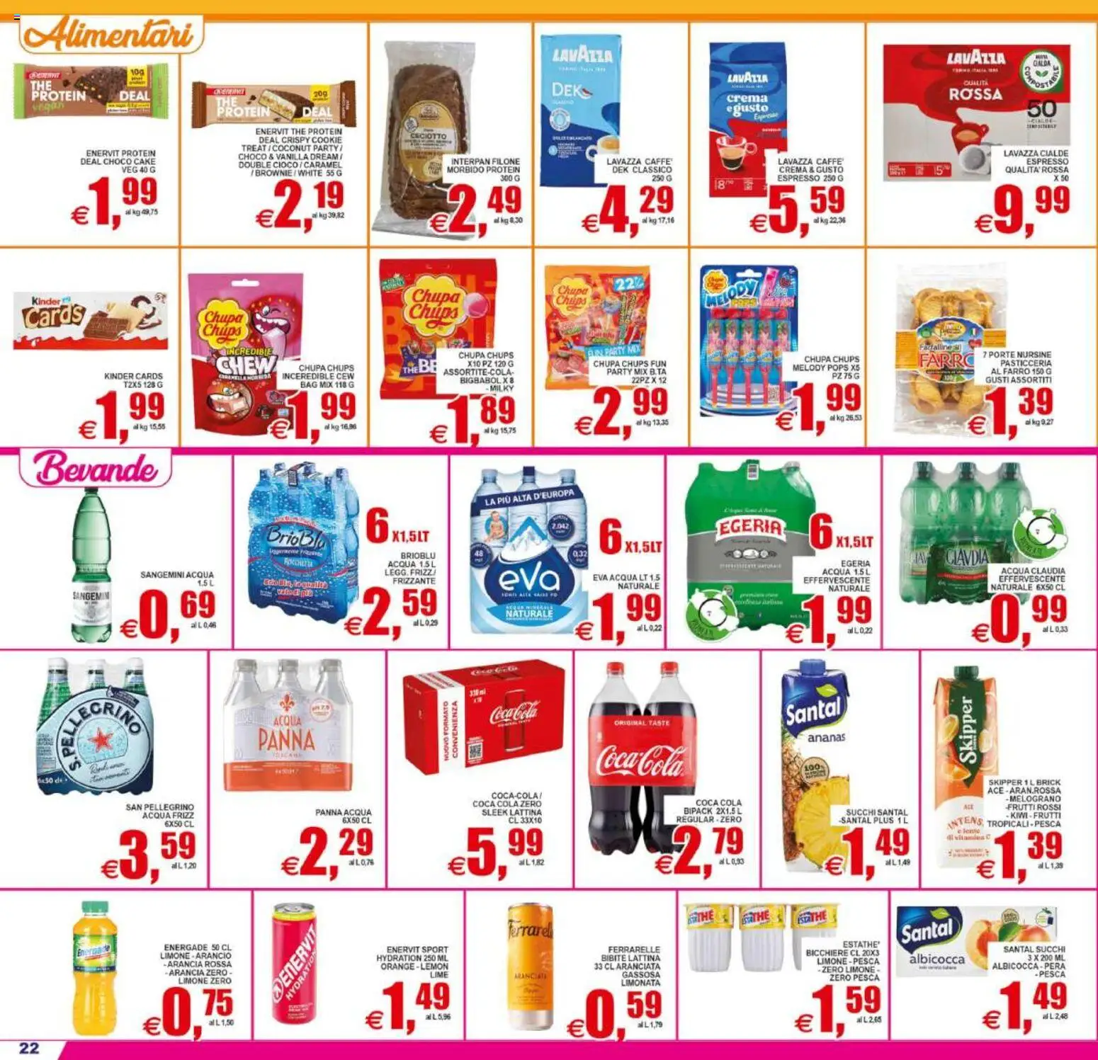 Volantino Pewex del 01/07/2026 | Pagina: 22 | Prodotti: Caffè, Limone, Bibite, Ferrarelle