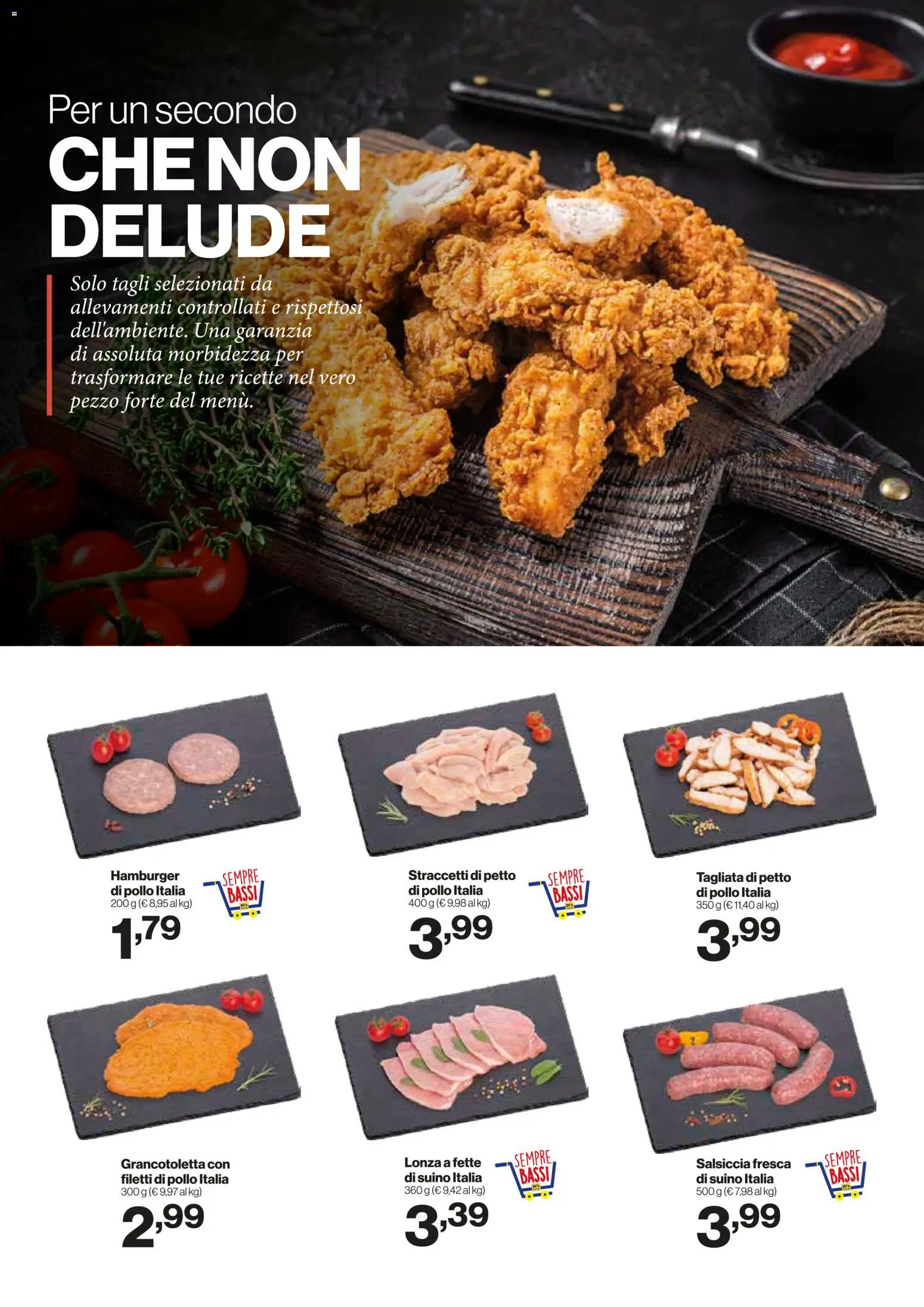 Volantino IN's del 15/07/2026 | Pagina: 11 | Prodotti: Petto di Pollo, Suino, Salsiccia, Hamburger