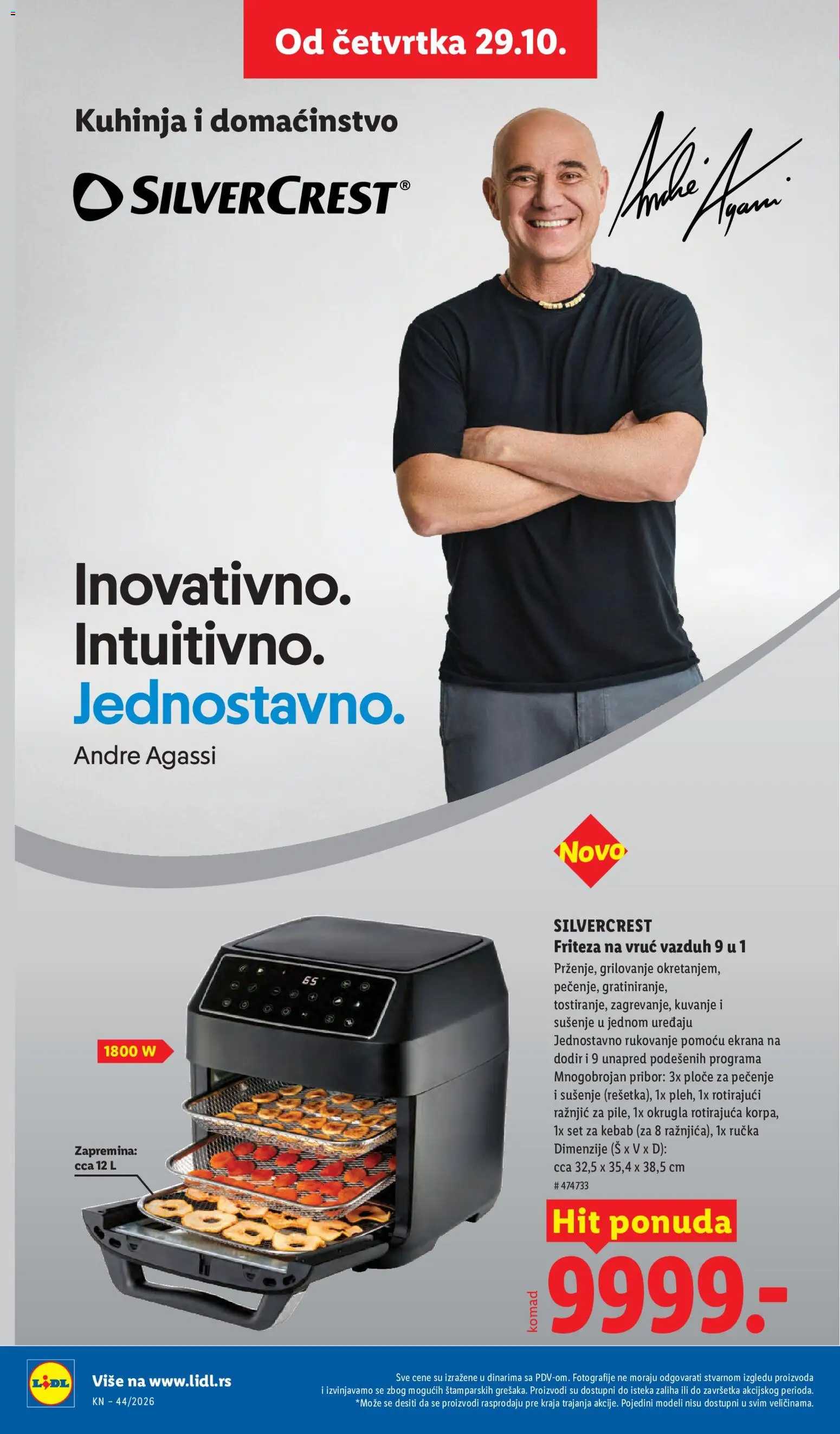 Lidl katalog - važi od 29.10.2026 | Strana: 84 | Proizvode: Silvercrest, Friteza, Kuhinja