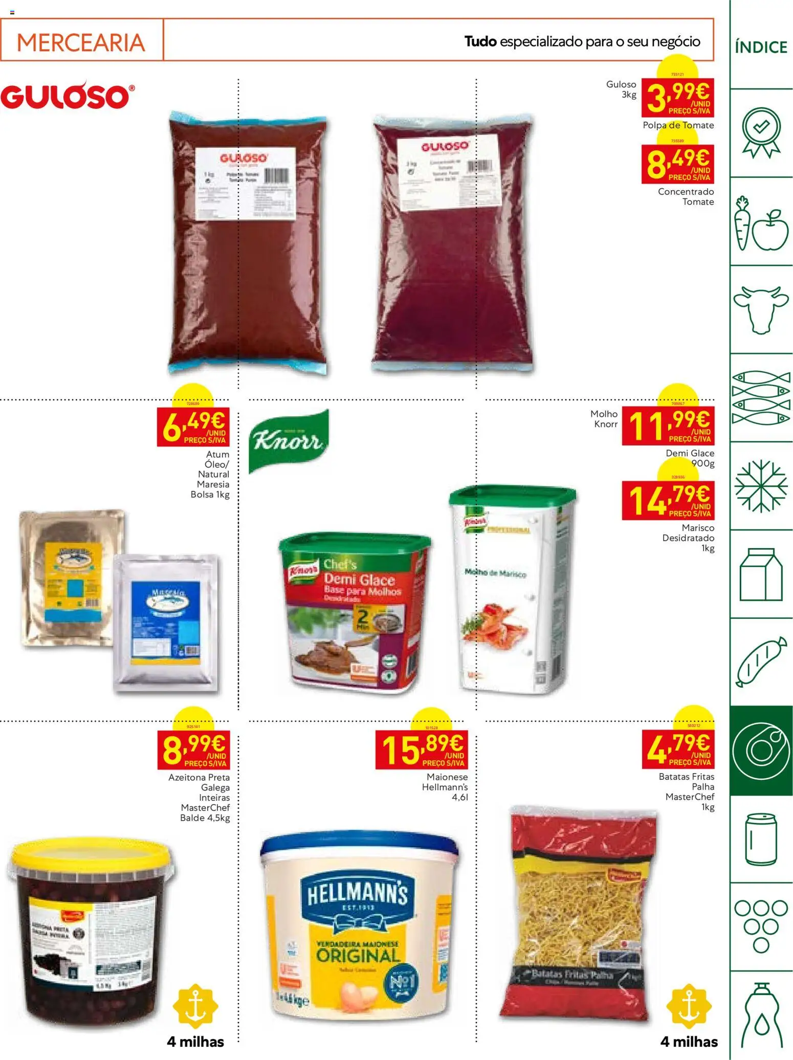 Recheio folheto Horeca │ válido de 13/10/2026 | Página: 15 | Produtos: Batatas, Maionese, Tomate, Batatas fritas