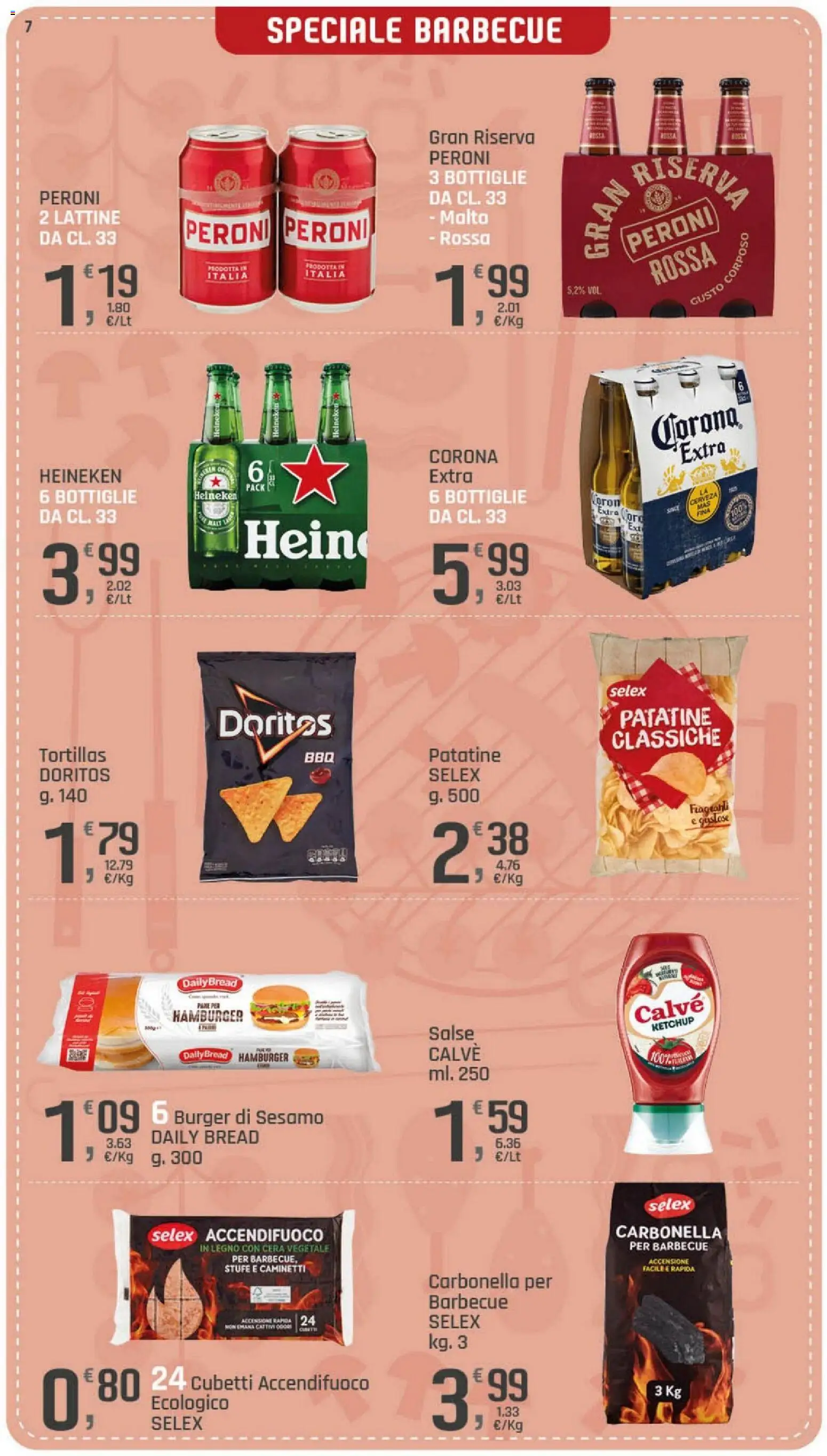 Volantino DOK del 06/08/2026 | Pagina: 7 | Prodotti: Patatine, Barbecue, Tortillas, Hamburger