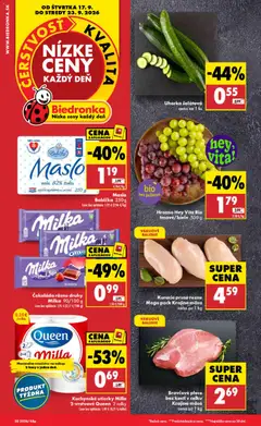 Biedronka leták platný od 17.09.2026
