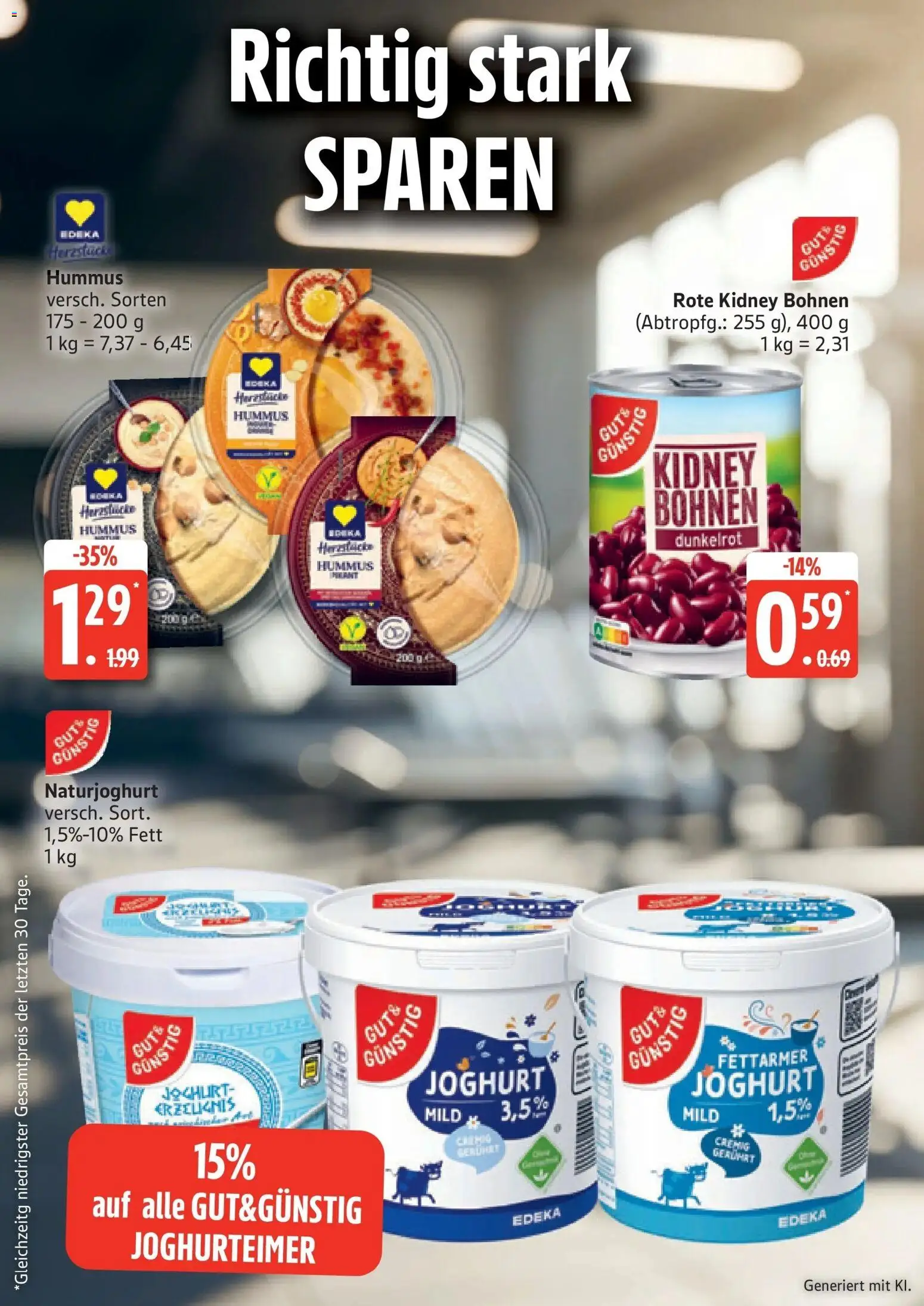 Edeka Prospekt Ratzeburg (ab 17.08.2026) » Angebote Online | Seite: 14 | Produkte: Joghurt, Hummus