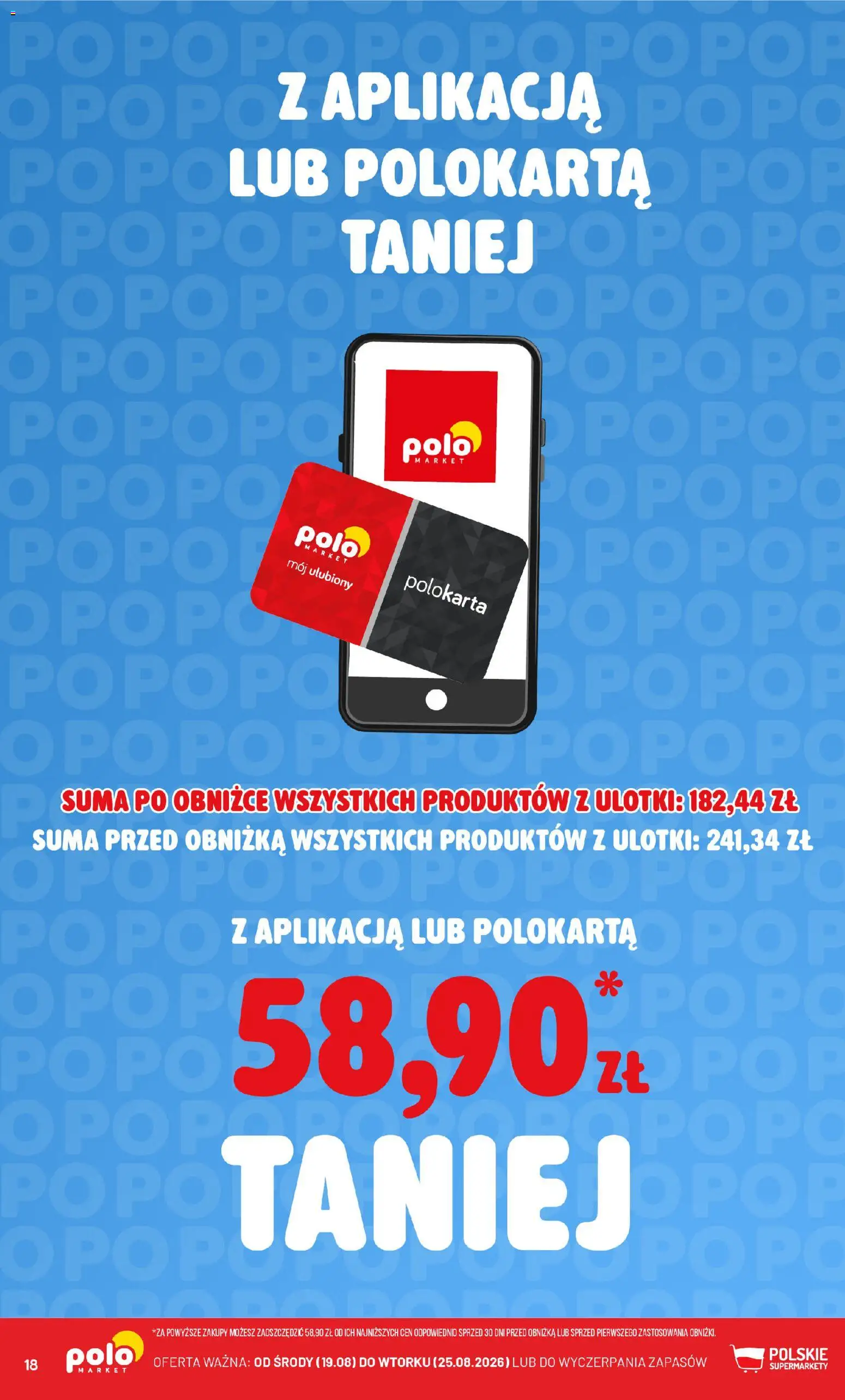 Nowa POLOmarket gazetka od jutra 19.08.2026 | Strona: 18