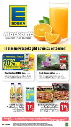 Edeka Prospekt Ditzingen ab 21.09.2026 gültig