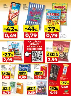 Klas leták platný od 15.06.2026 | Strana: 18 | Produkty: Ríbezle, Kinder, Cukríky, Horálky