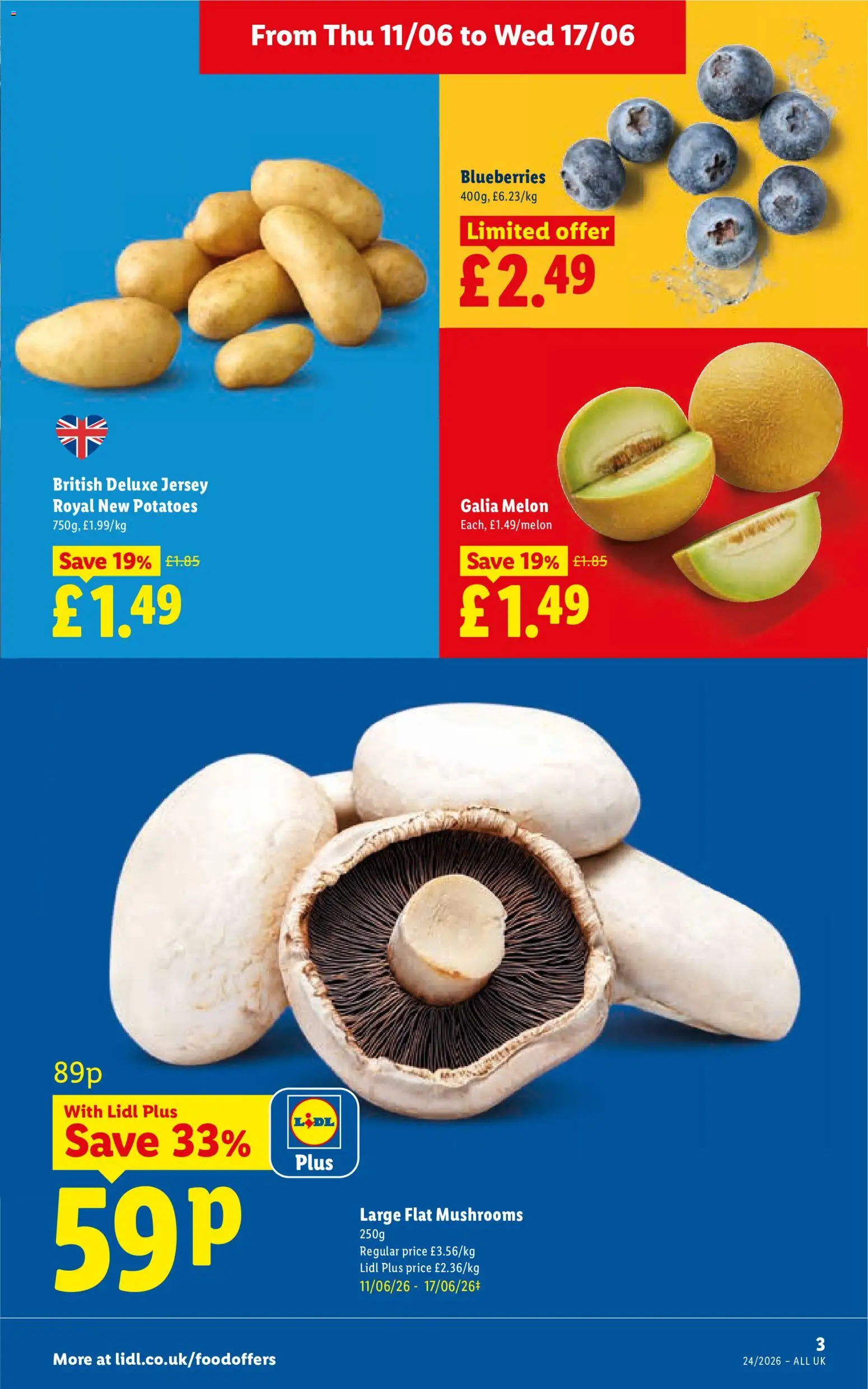 {H1} | Page: 3 | Products: Blueberries, Mushrooms, Potatoes