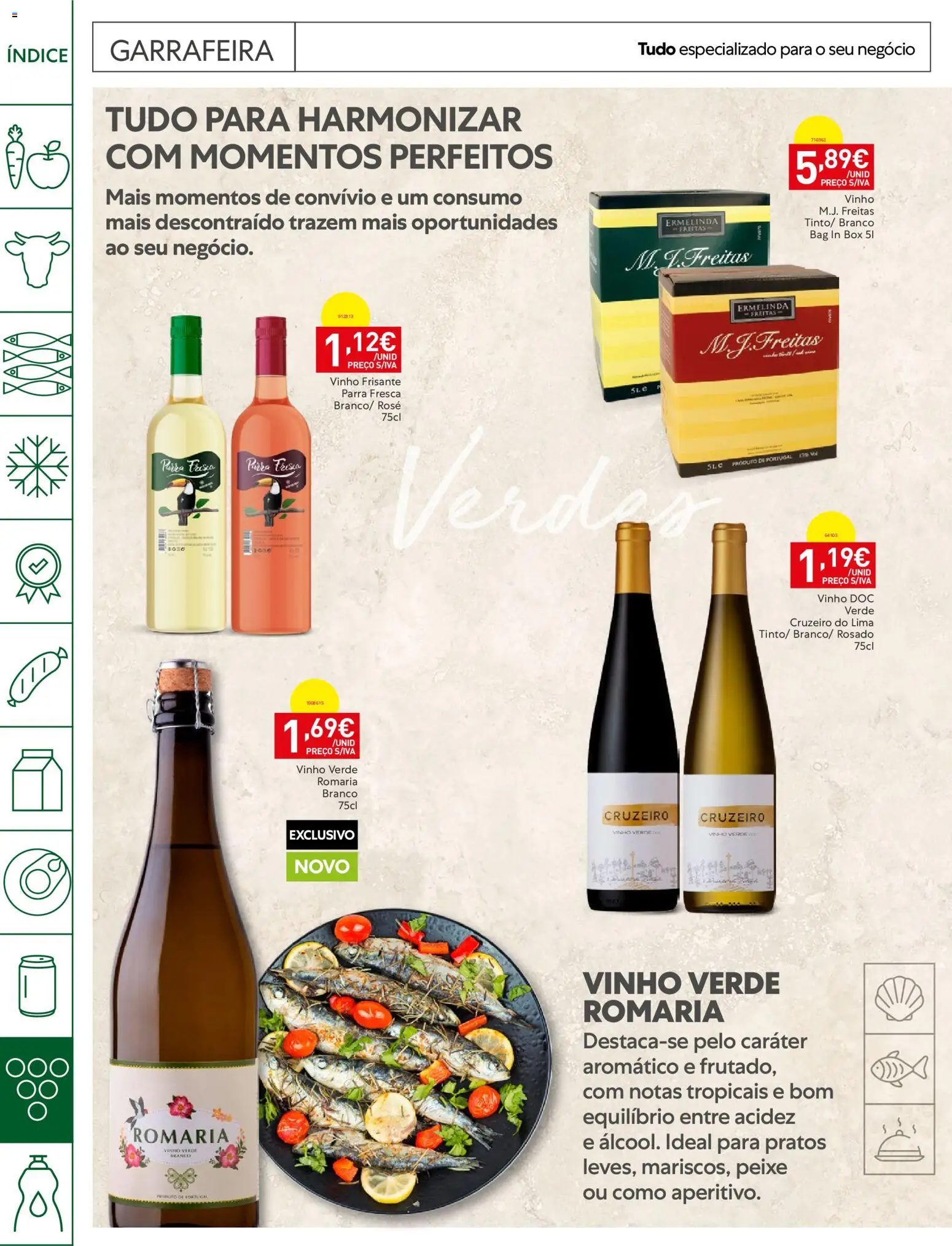 Recheio Horeca │ válido de 07/07/2026 | Página: 26 | Produtos: Pratos, Vinho, Peixe