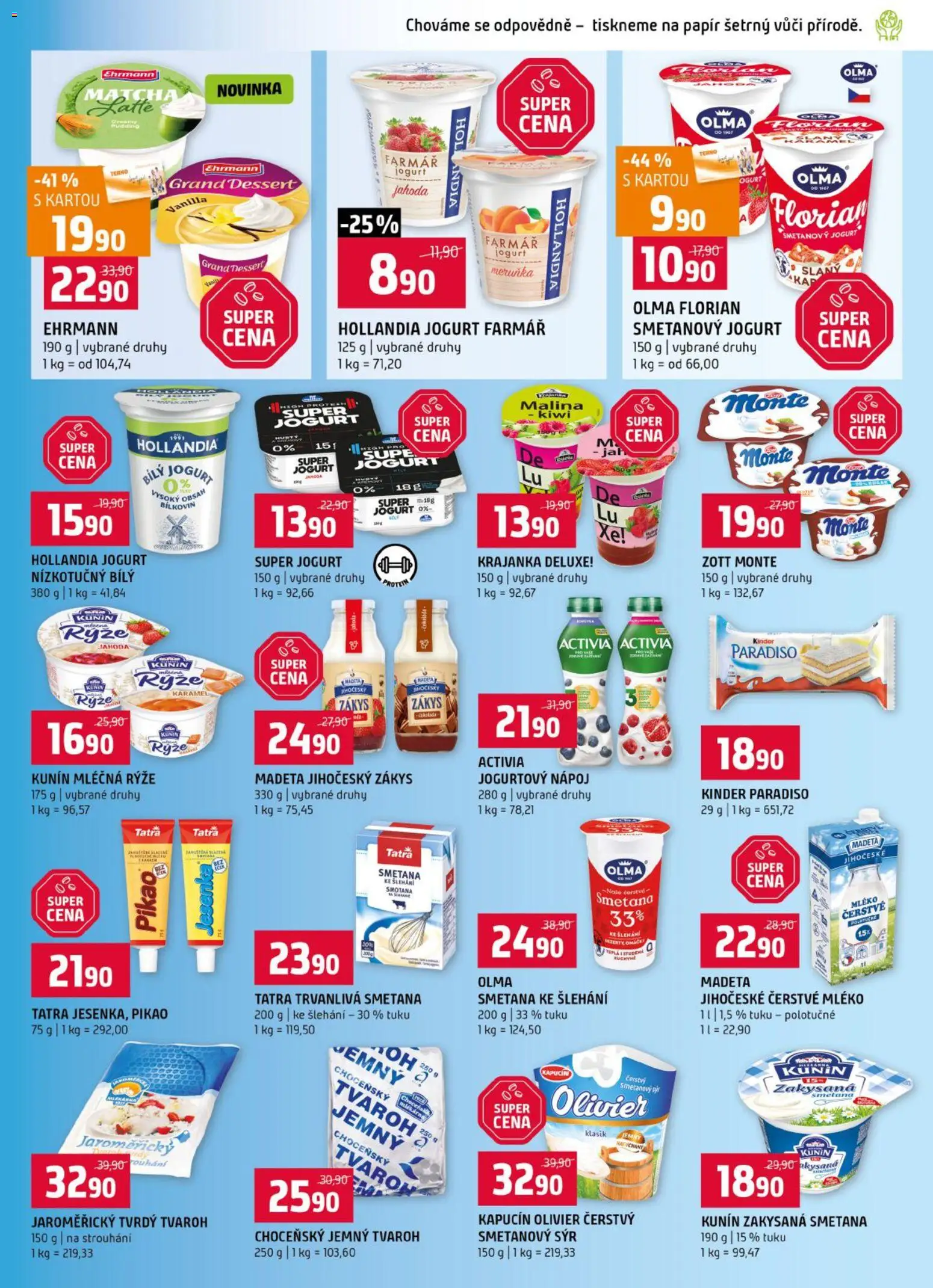 Terno leták od 09.09.2026 | Strana: 5 | Produkty: Sýr, Smetanový sýr, Bílý jogurt, Protein